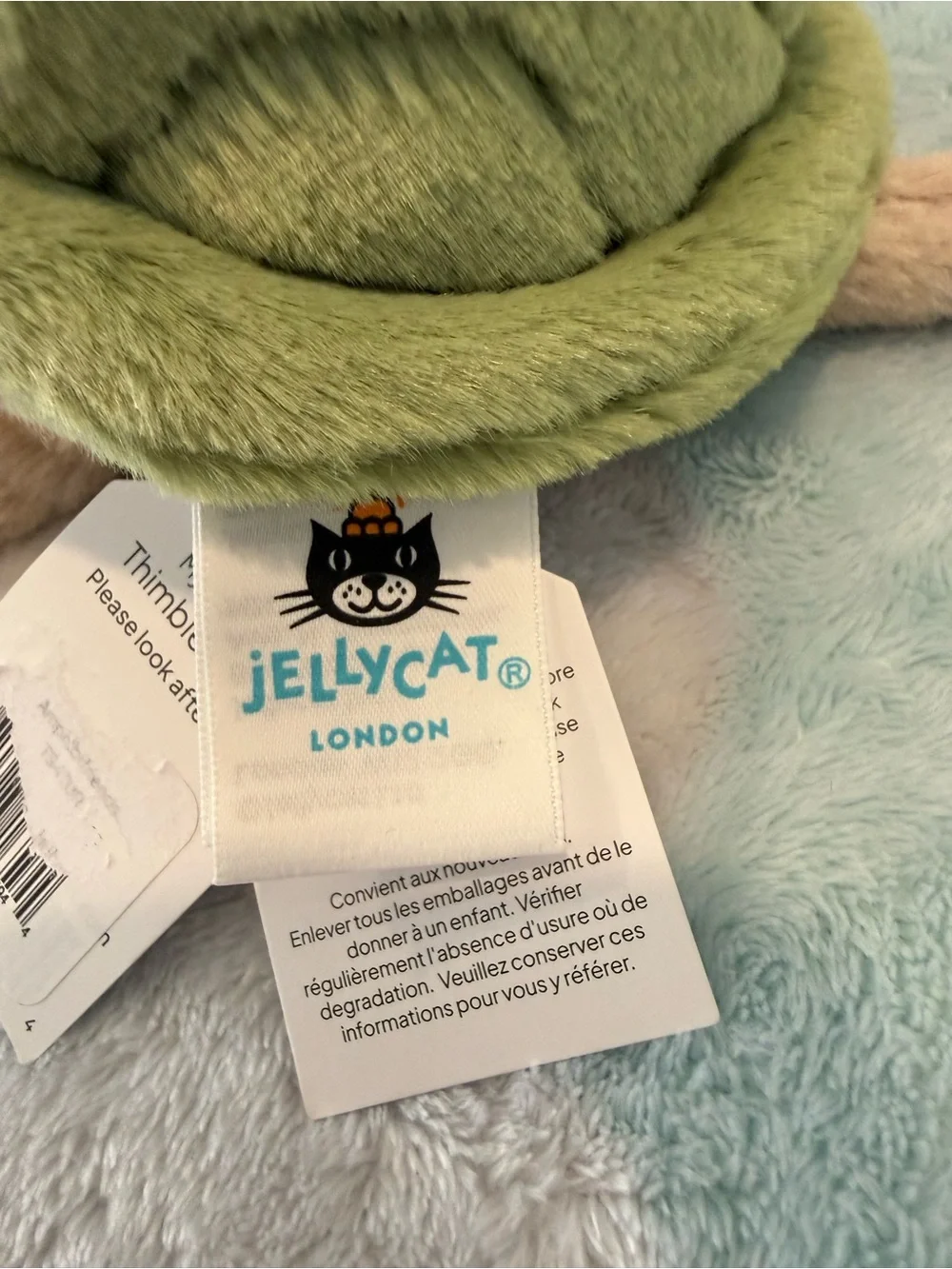 Jellycat Thimble Turtle BNWT - Picture 7 of 9
